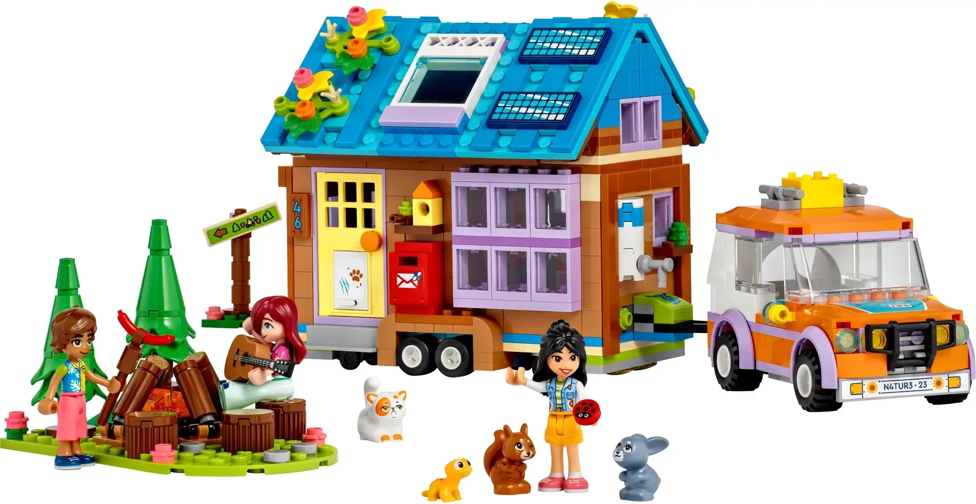 Constructor Lego Friends Mobile Tiny House 41735 (Multicolor)
