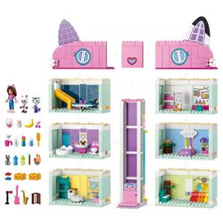 Constructor Lego Gabbys Dollhouse 10788 (Pink/Blue) Thumb