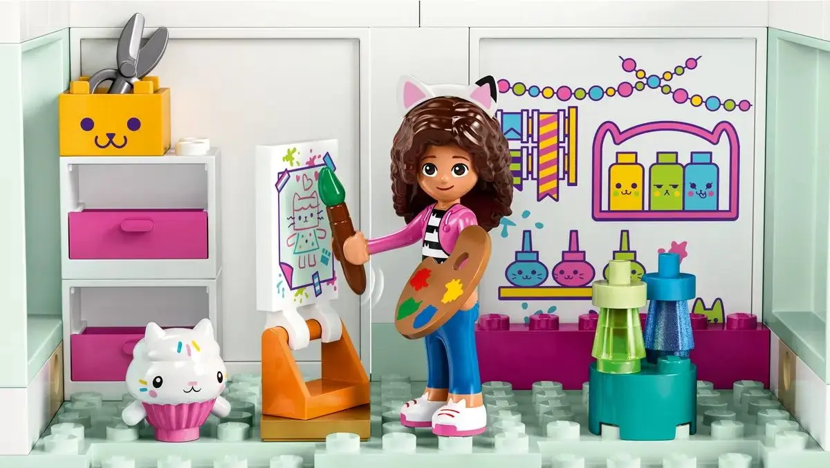 Constructor Lego Gabbys Dollhouse 10788 (Pink/Blue) - 3