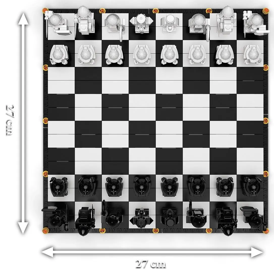 Конструктор Lego Harry Potter Hogwarts Wizards Chess 76392 (Black/White) - 4