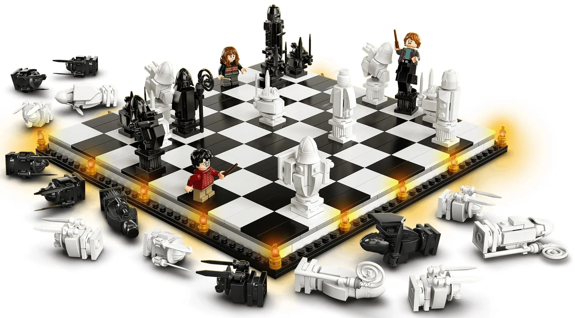 Конструктор Lego Harry Potter Hogwarts Wizards Chess 76392 (Black/White)