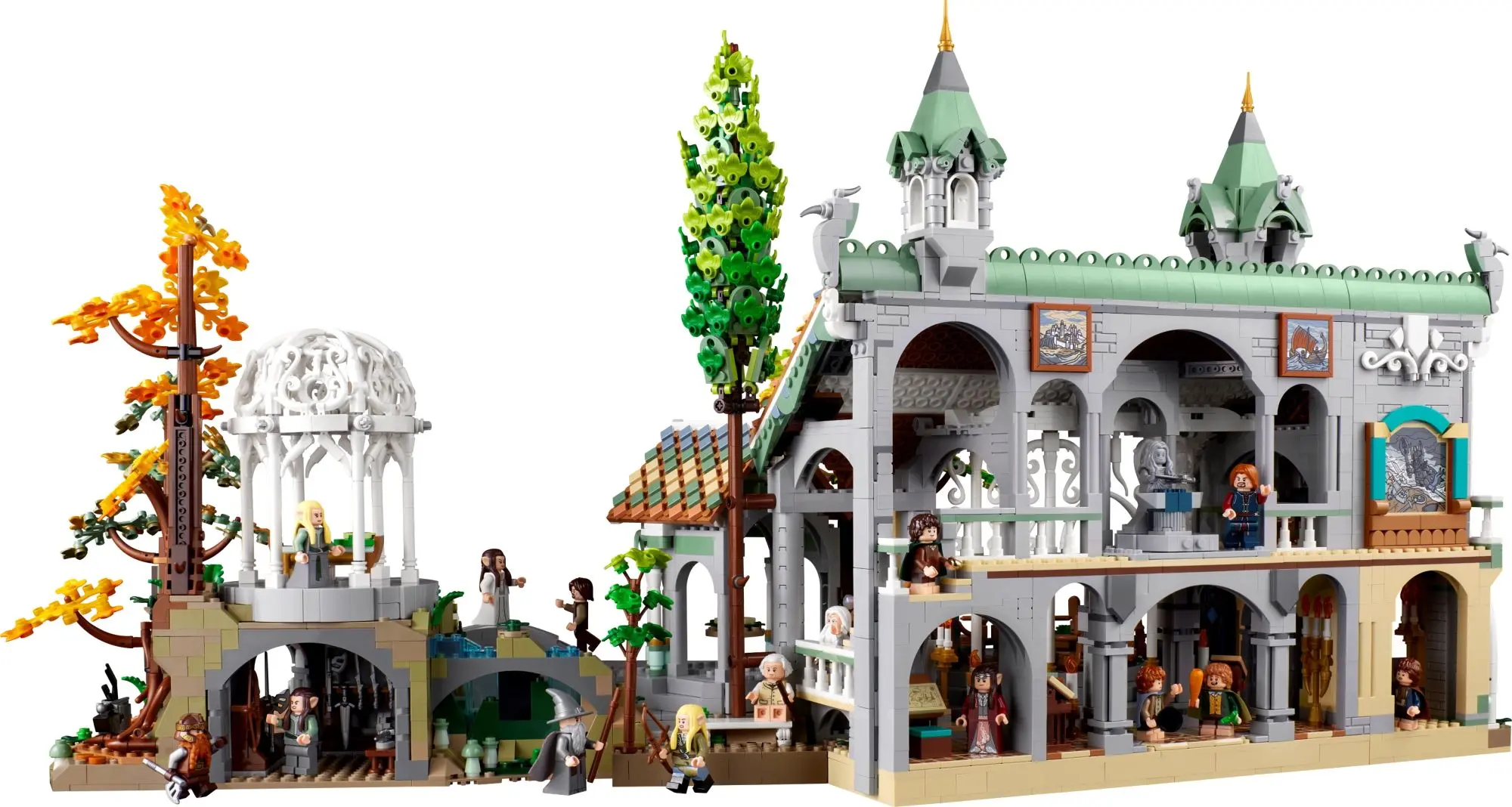 Constructor Lego Icons The Lord of The Rings: Rivendell 10316 (Multicolor) - 2