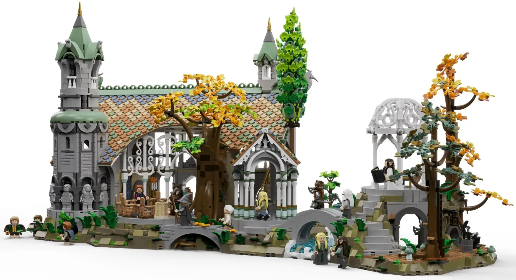 Constructor Lego Icons The Lord of The Rings: Rivendell 10316 (Multicolor) - 5