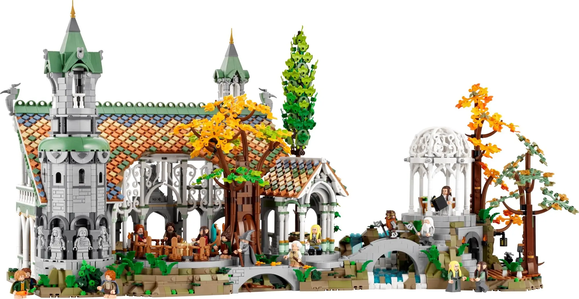 Constructor Lego Icons The Lord of The Rings: Rivendell 10316 (Multicolor)