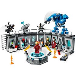 Constructor Lego Marvel Avengers Iron Man Hall of Armor 76125 (Grey/Blue) Thumb