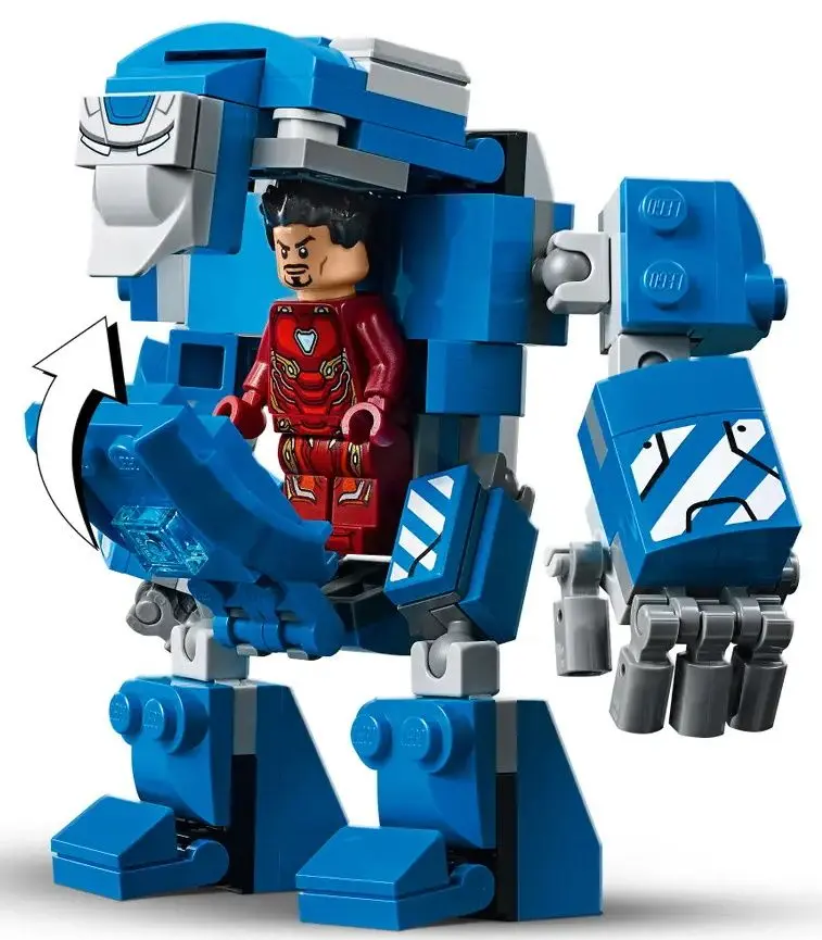 Constructor Lego Marvel Avengers Iron Man Hall of Armor 76125 (Grey/Blue) - 5