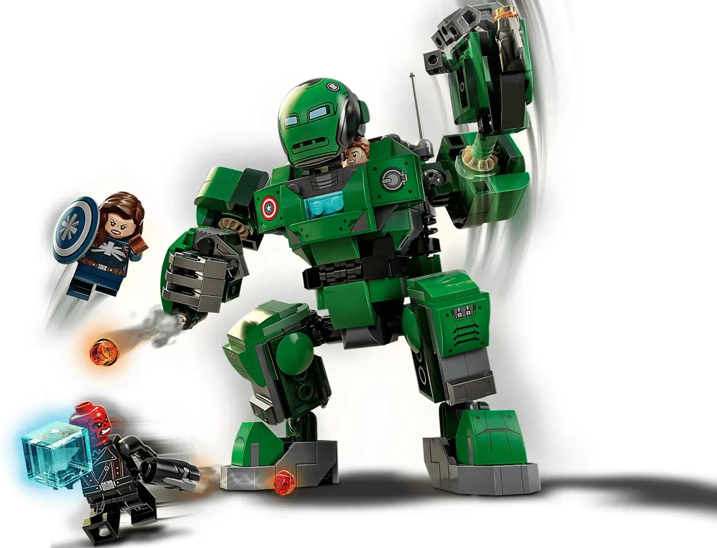 Constructor Lego Marvel Captain Carter & The Hydra Stomper 76201 (Green) - 2