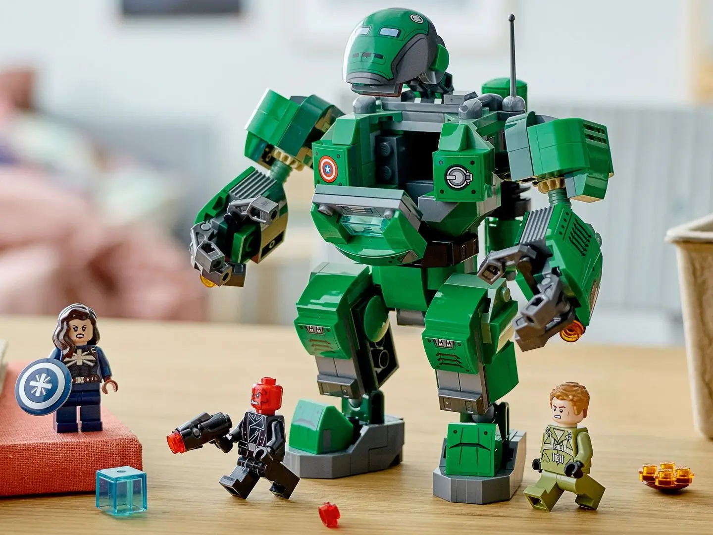 Constructor Lego Marvel Captain Carter & The Hydra Stomper 76201 (Green) - 6