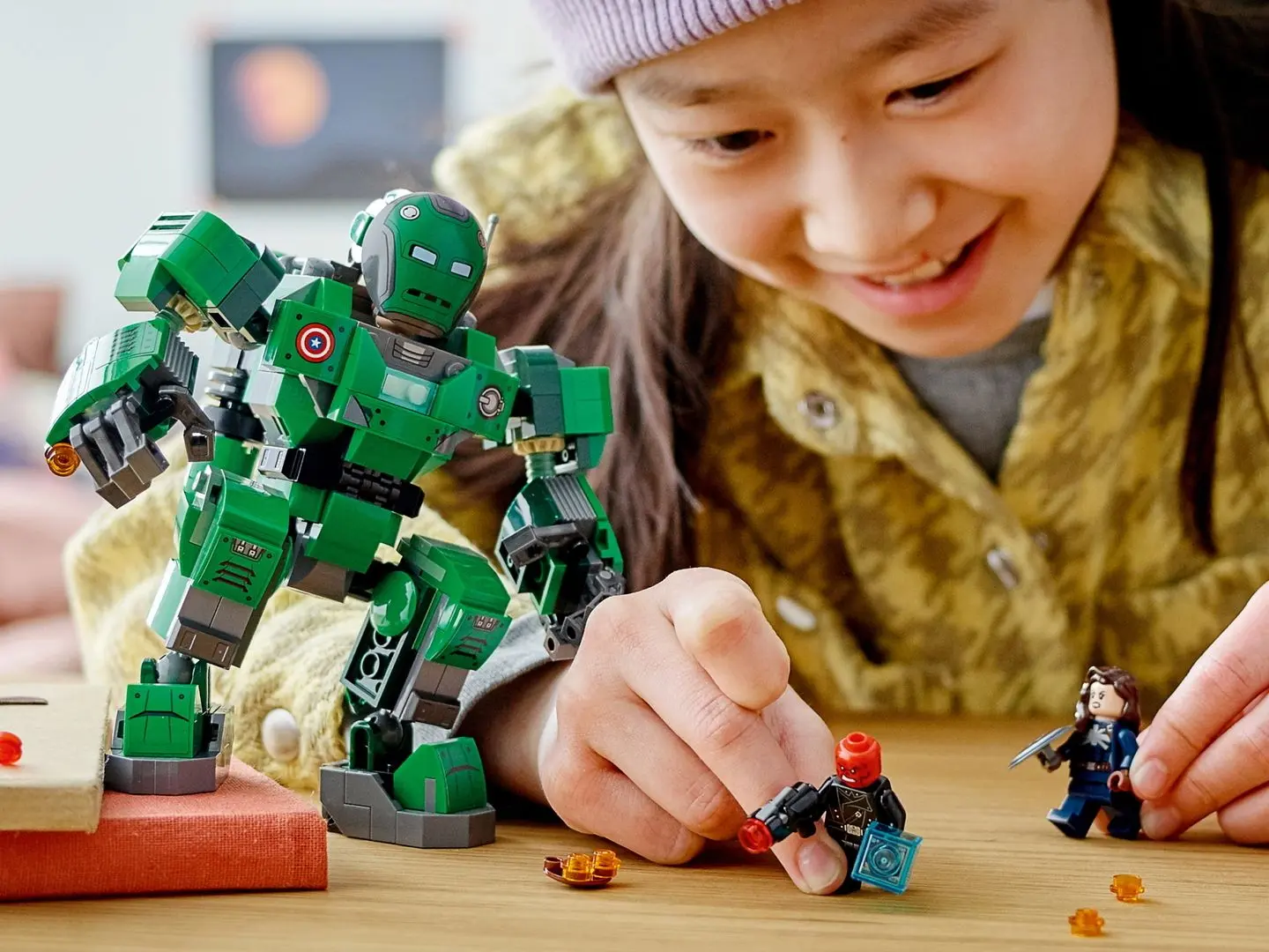 Constructor Lego Marvel Captain Carter & The Hydra Stomper 76201 (Green) - 7