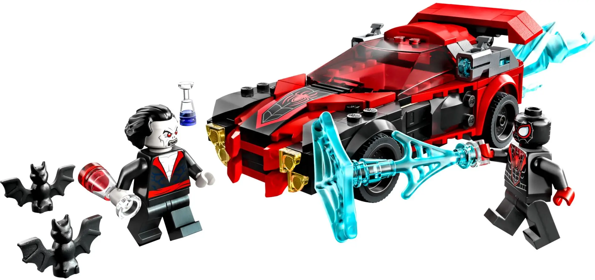 Constructor Lego Marvel Miles Morales vs. Morbius 76244 (Red/Black)