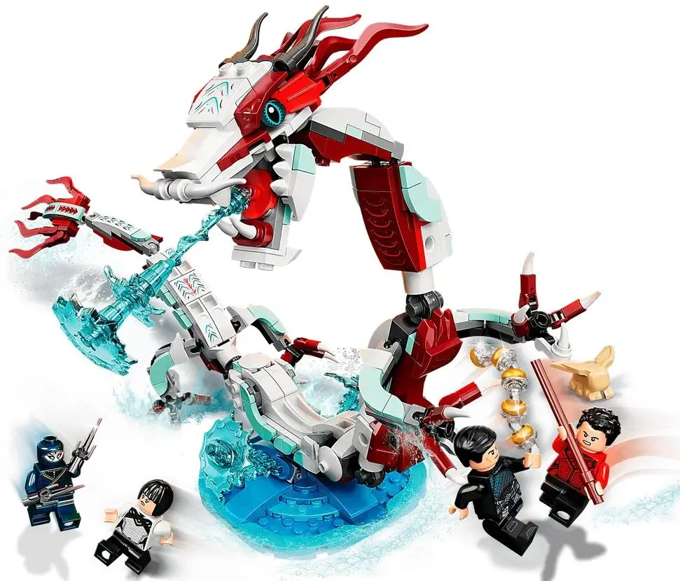 Constructor Lego Marvel Shang-Chi Battle at the Ancient Village 76177 (White/Red) - 2