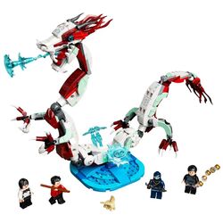 Constructor Lego Marvel Shang-Chi Battle at the Ancient Village 76177 (White/Red)