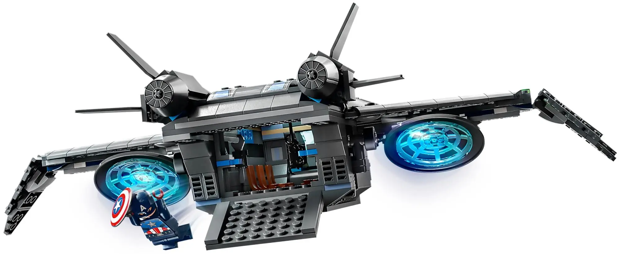 Конструктор Lego Marvel The Avengers Quinjet 76248 (Grey) - 3