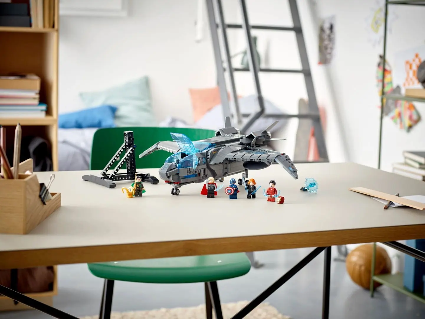 Конструктор Lego Marvel The Avengers Quinjet 76248 (Grey) - 7
