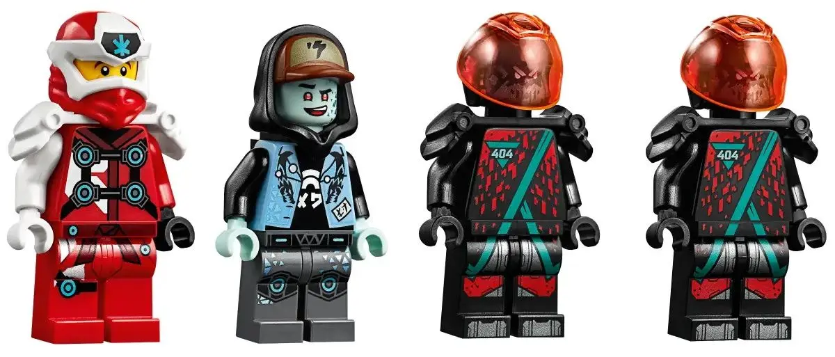 Constructor Lego Ninjago Ninja Tuner Car 71710 (Green/Grey) - 3