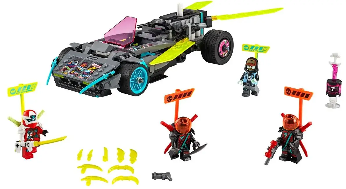 Constructor Lego Ninjago Ninja Tuner Car 71710 (Green/Grey)