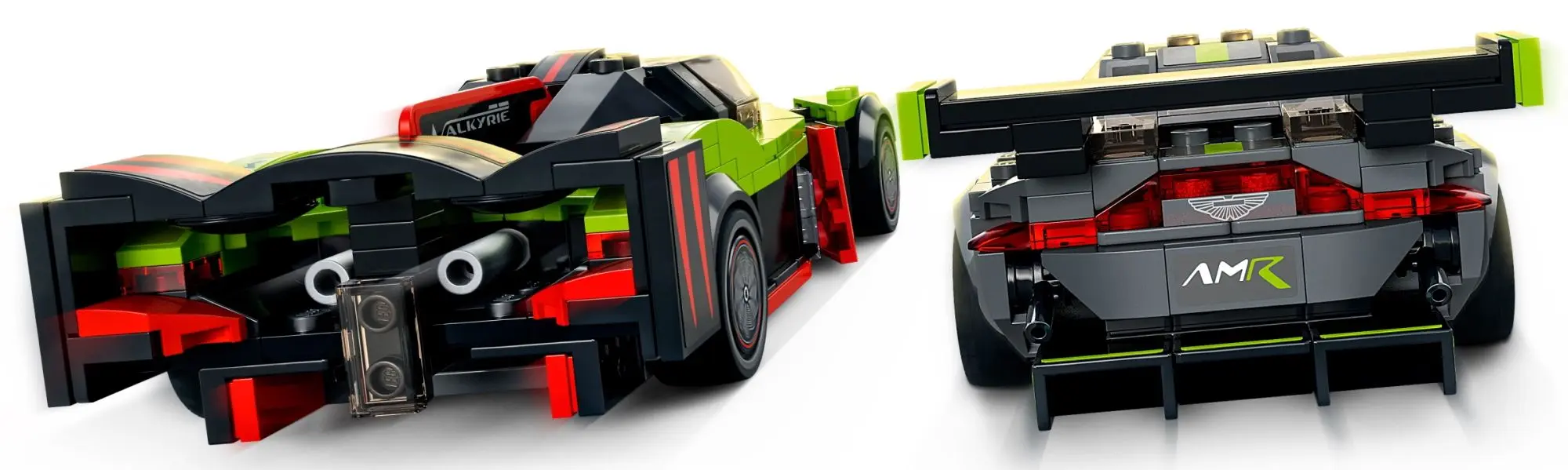 Constructor Lego Speed Champions Aston Martin Valkyrie AMR Pro and Aston Martin Vantage GT3 76910 (Grey/Green) - 3