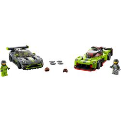 Constructor Lego Speed Champions Aston Martin Valkyrie AMR Pro and Aston Martin Vantage GT3 76910 (Grey/Green)