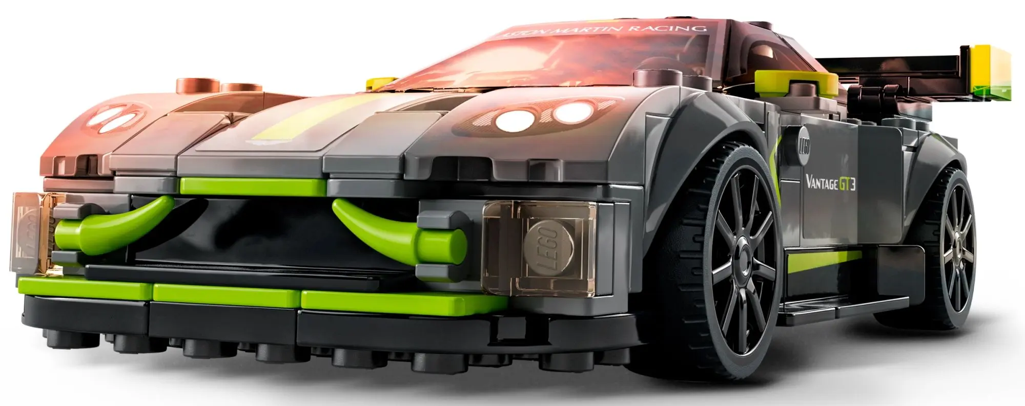 Constructor Lego Speed Champions Aston Martin Valkyrie AMR Pro and Aston Martin Vantage GT3 76910 (Grey/Green) - 4