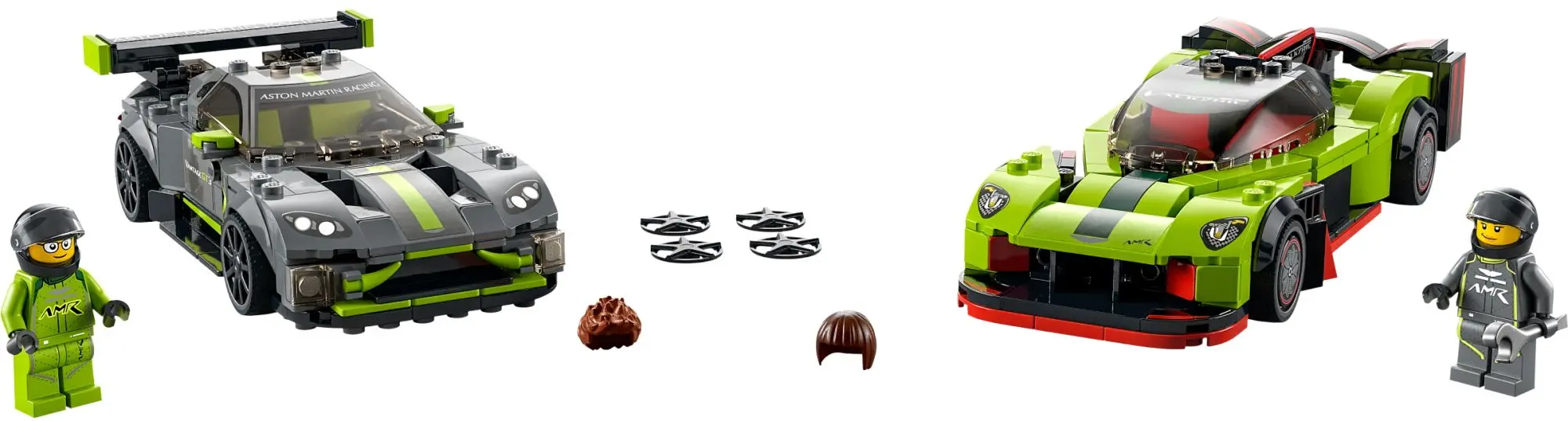 Constructor Lego Speed Champions Aston Martin Valkyrie AMR Pro and Aston Martin Vantage GT3 76910 (Grey/Green)