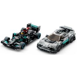 Constructor Lego Speed Champions Mercedes-AMG F1 W12 E Performance & Mercedes-AMG Project One 76909 (Grey) Thumb