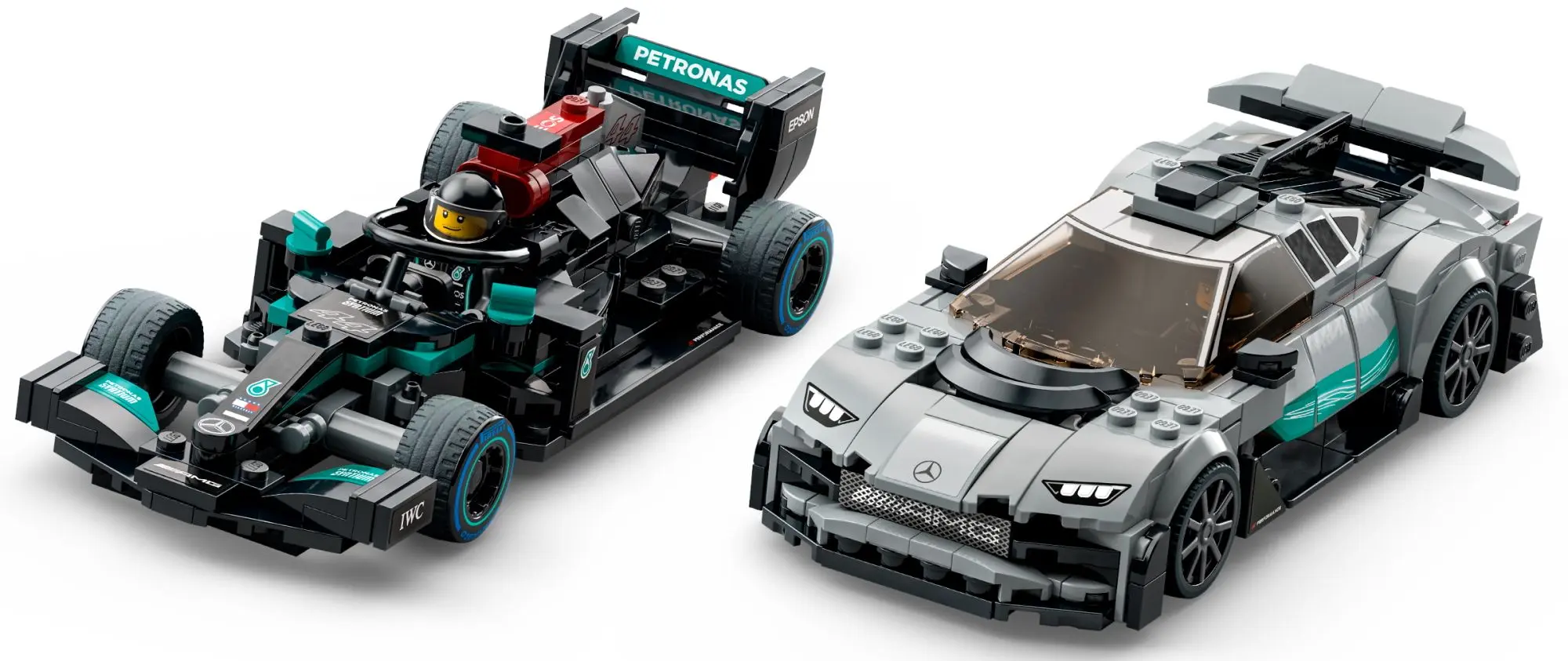 Constructor Lego Speed Champions Mercedes-AMG F1 W12 E Performance & Mercedes-AMG Project One 76909 (Grey) - 2