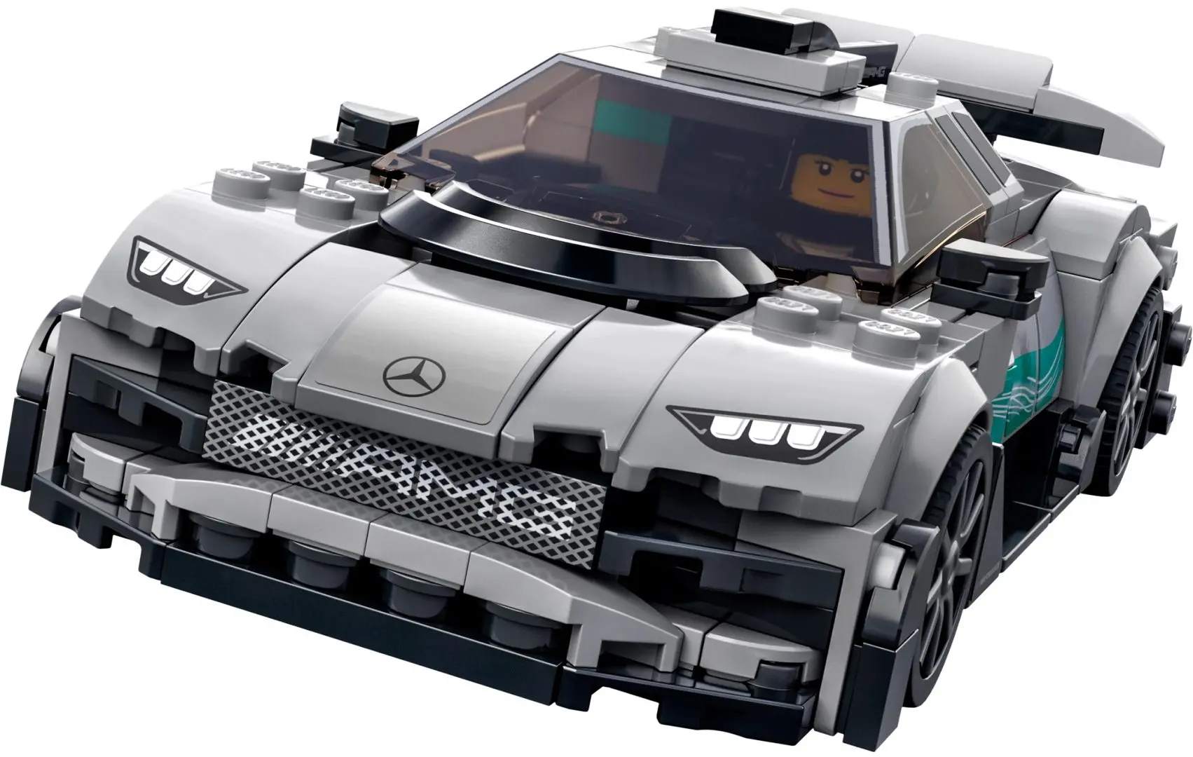 Constructor Lego Speed Champions Mercedes-AMG F1 W12 E Performance & Mercedes-AMG Project One 76909 (Grey) - 3