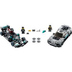 Constructor Lego Speed Champions Mercedes-AMG F1 W12 E Performance & Mercedes-AMG Project One 76909 (Grey)