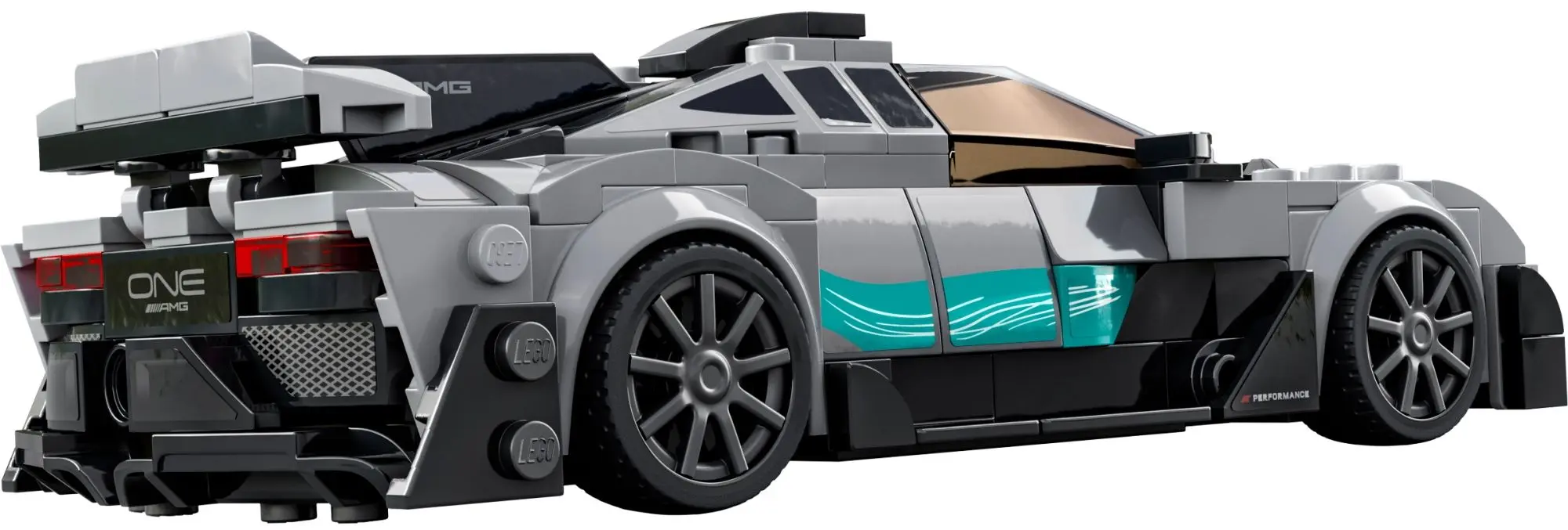 Constructor Lego Speed Champions Mercedes-AMG F1 W12 E Performance & Mercedes-AMG Project One 76909 (Grey) - 4