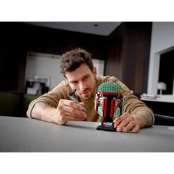 Constructor Lego Star Wars Boba Fett Helmet 75277 (Green/Black) Thumb