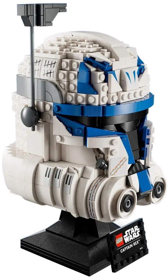 Constructor Lego Star Wars Captain Rex Helmet 75349 (White/Blue) - 2