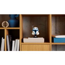Constructor Lego Star Wars Captain Rex Helmet 75349 (White/Blue) Thumb
