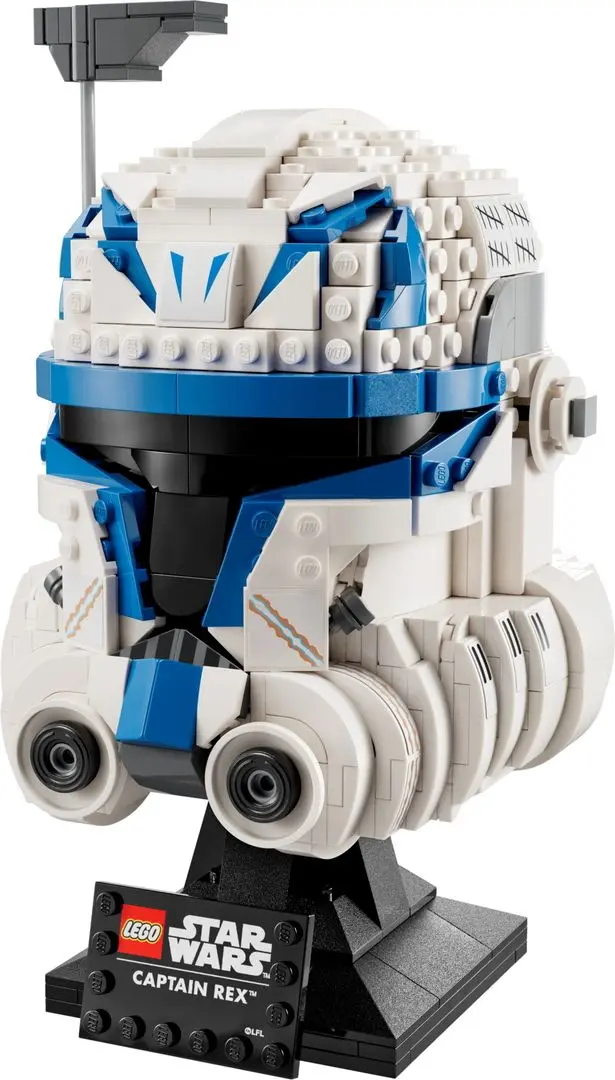 Constructor Lego Star Wars Captain Rex Helmet 75349 (White/Blue)