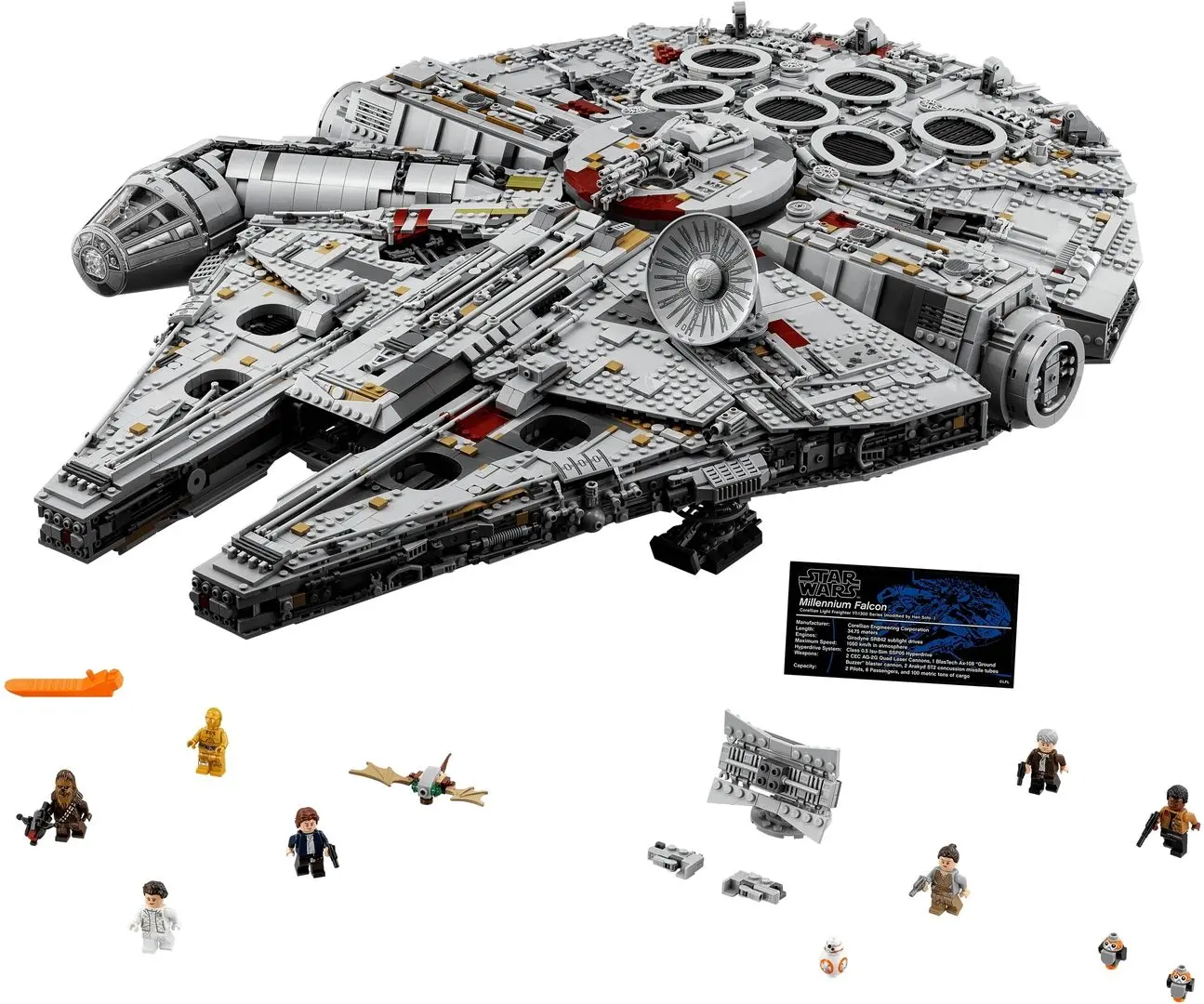 Constructor Lego Star Wars Millennium Falcon 75192 (Grey)