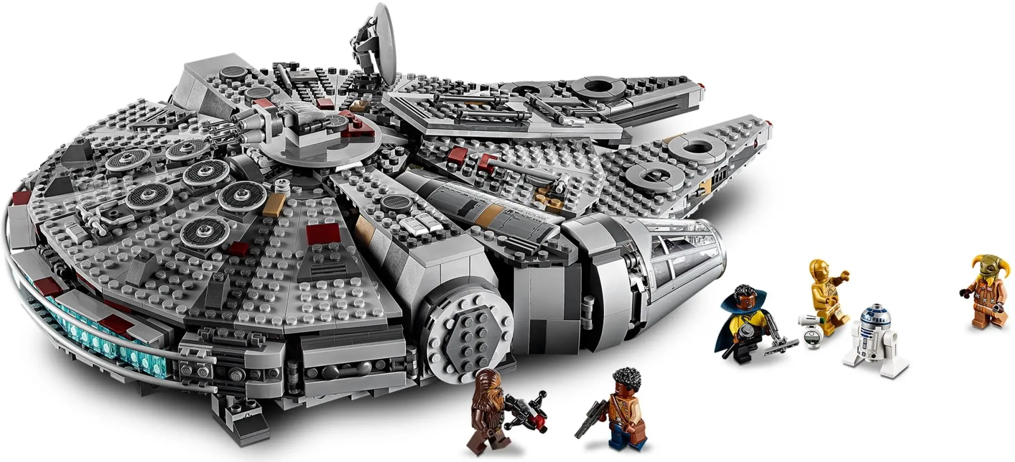 Конструктор Lego Star Wars Millennium Falcon 75257 (Grey) - 2