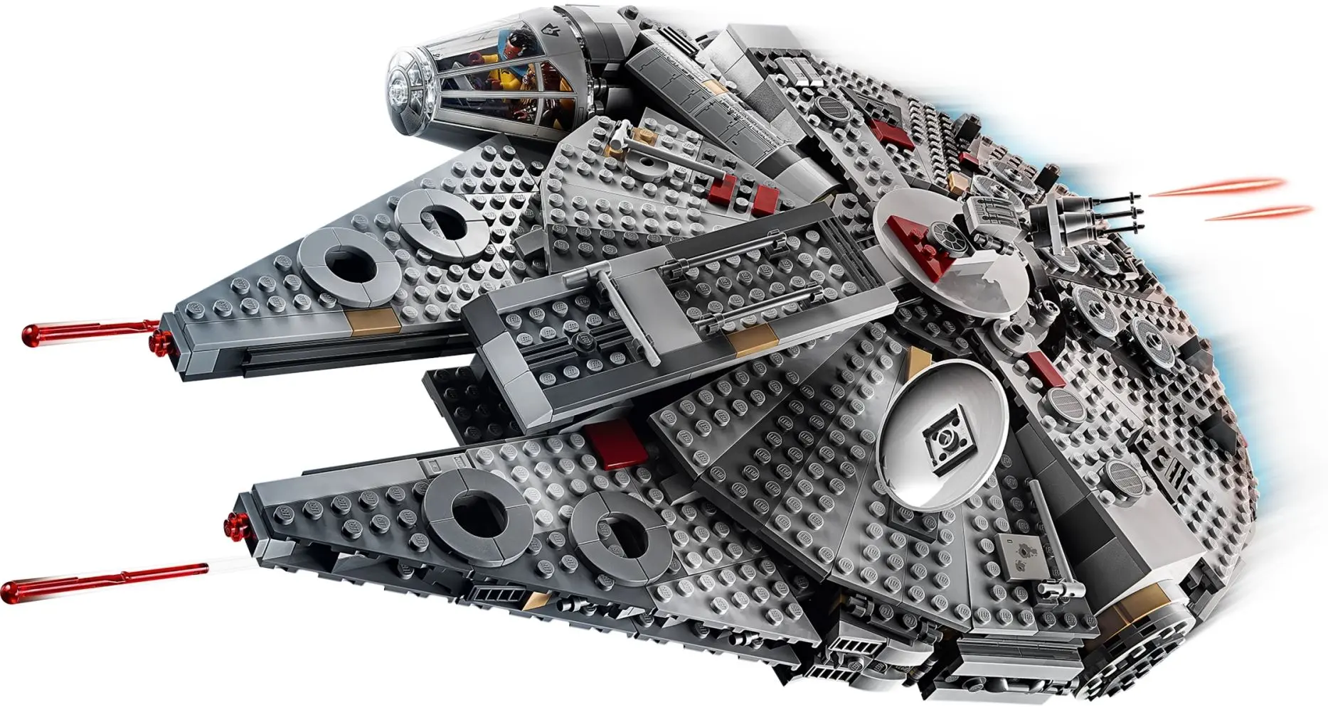 Конструктор Lego Star Wars Millennium Falcon 75257 (Grey) - 3