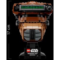 Constructor Lego Star Wars Princess Leia (Boushh) Helmet 75351 (Brown) Thumb