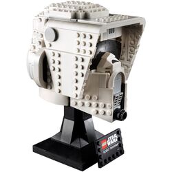Constructor Lego Star Wars Scout Trooper Helmet 75305 (White/Black) Thumb