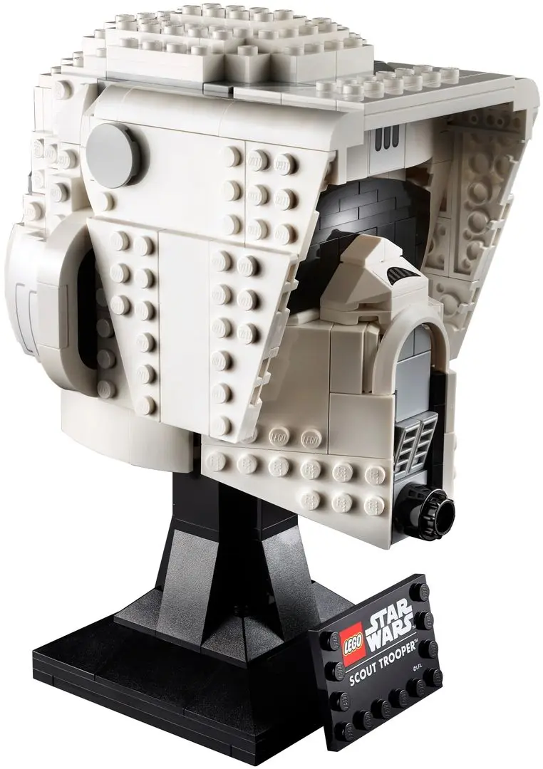 Constructor Lego Star Wars Scout Trooper Helmet 75305 (White/Black) - 2