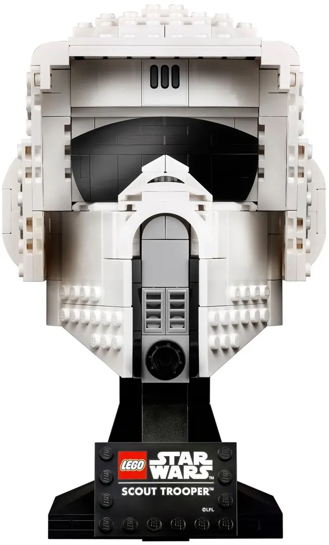 Constructor Lego Star Wars Scout Trooper Helmet 75305 (White/Black) - 3