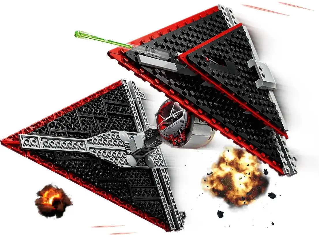 Constructor Lego Star Wars Sith TIE Fighter 75272 (Black/Red) - 2