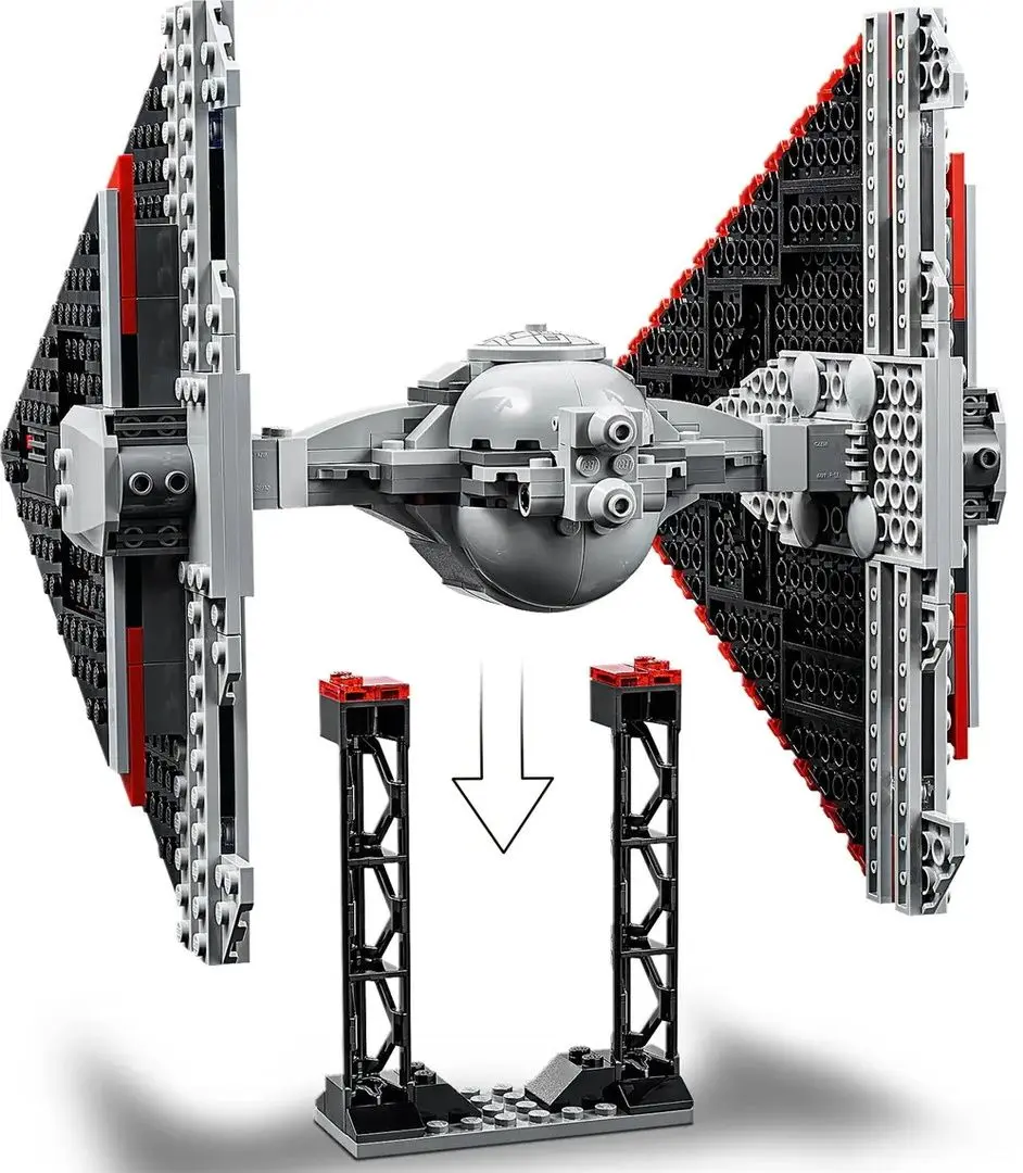 Constructor Lego Star Wars Sith TIE Fighter 75272 (Black/Red) - 4