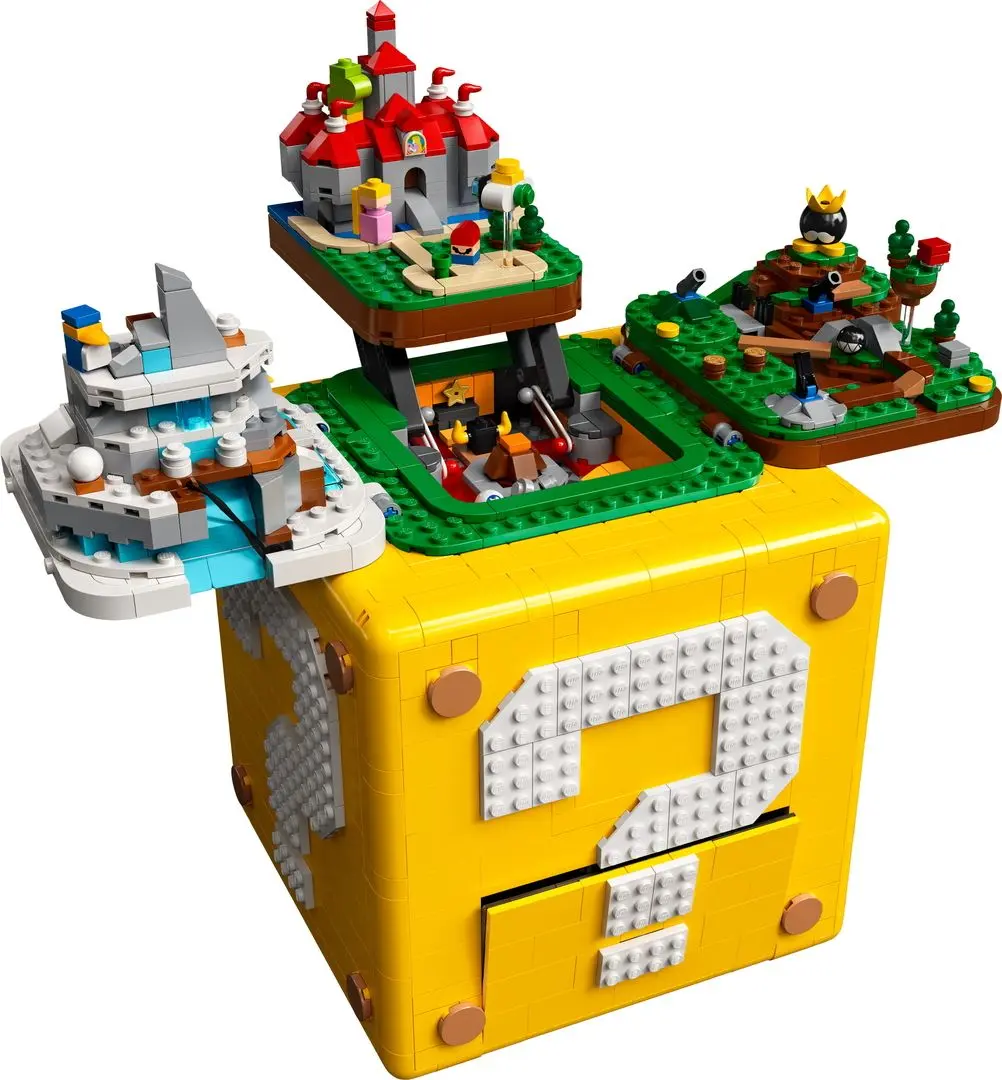 Constructor Lego Super Mario 64 Question Mark Block 71395 (Multicolor)