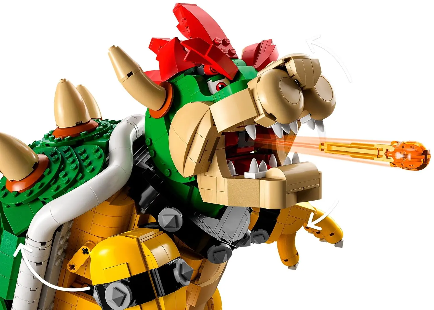 Constructor Lego Super Mario The Mighty Bowser 71411 (Multicolor) - 4