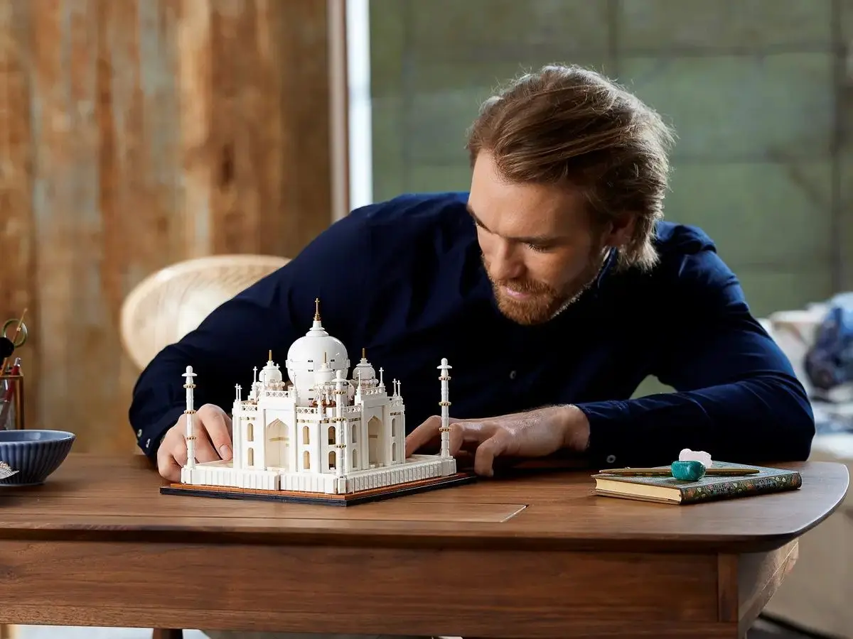 Constructor Lego Taj Mahal 21056 (White/Gold) - 6