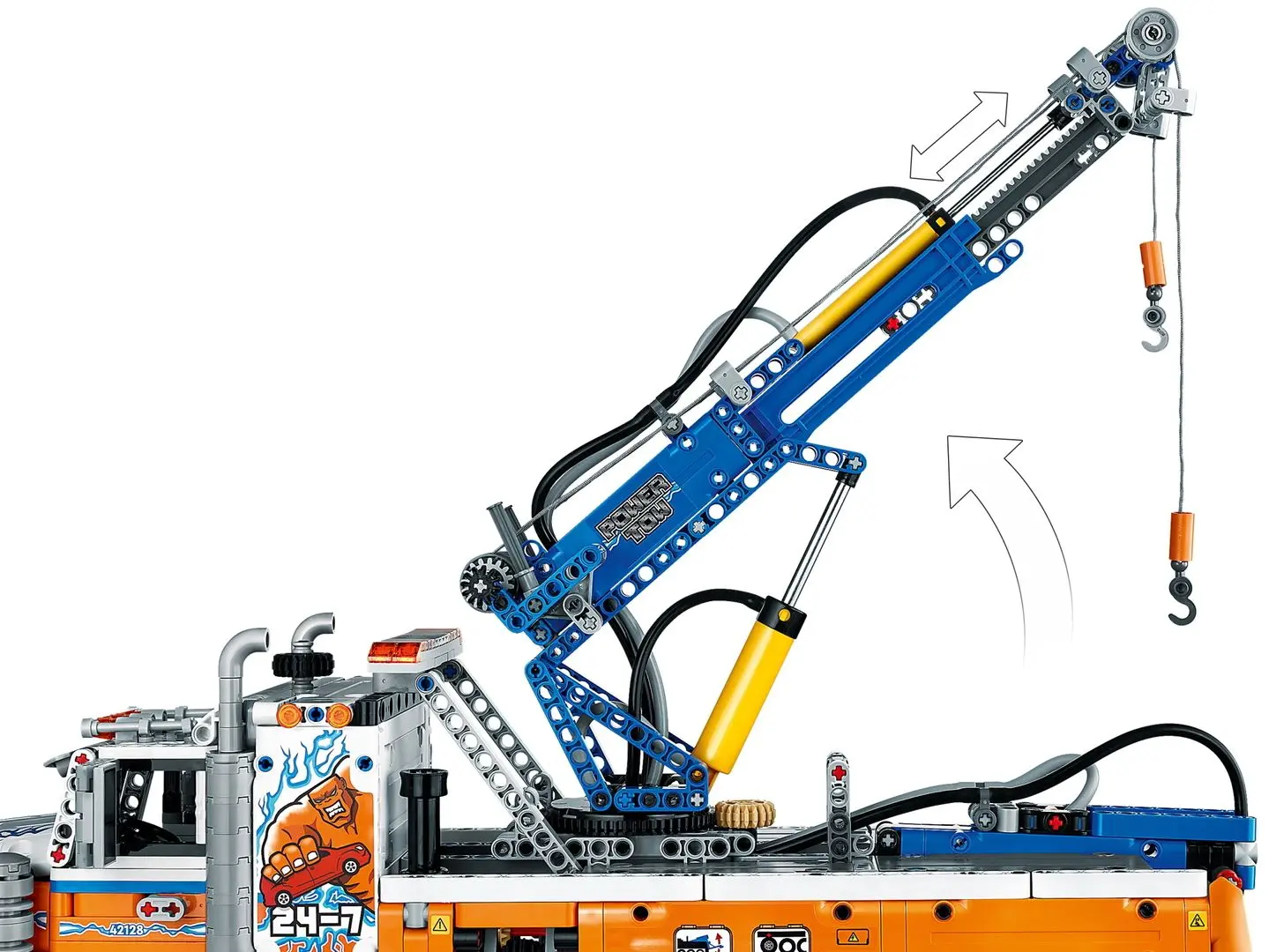 Constructor Lego Technic Heavy-duty Tow Truck 42128 (Orange/Blue) - 3
