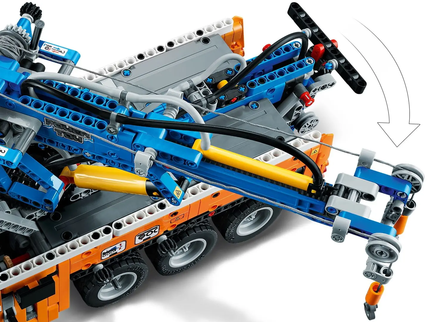 Constructor Lego Technic Heavy-duty Tow Truck 42128 (Orange/Blue) - 5