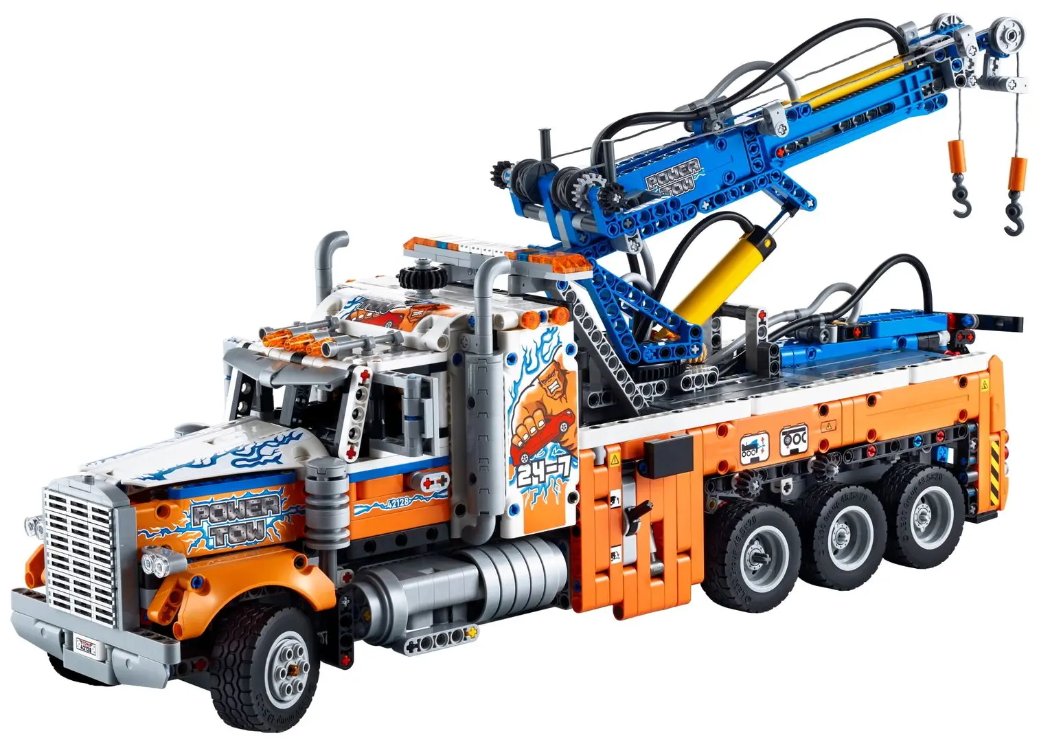 Constructor Lego Technic Heavy-duty Tow Truck 42128 (Orange/Blue)