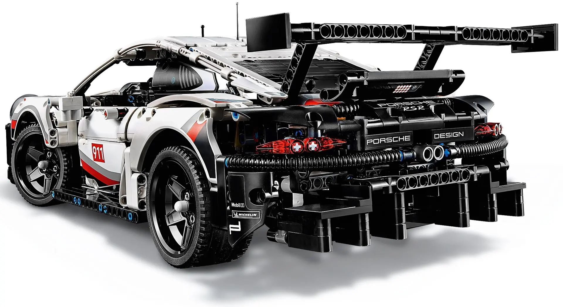 Constructor Lego Technic Porsche 911 RSR 42096 (White/Black) - 2