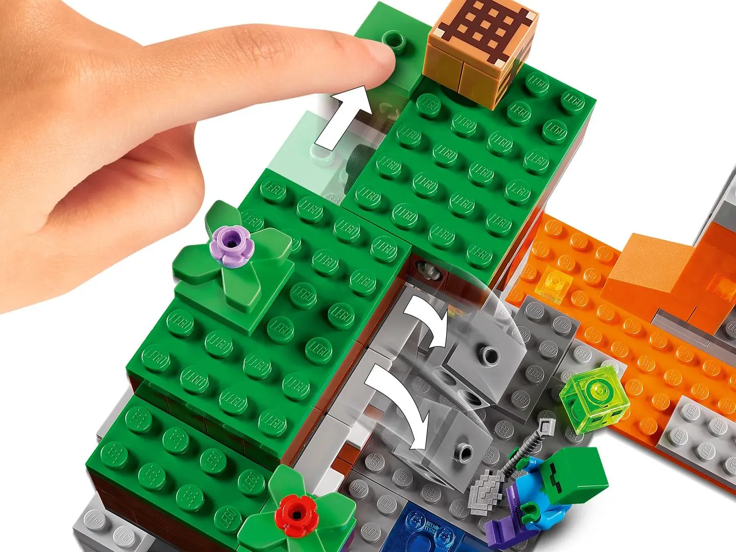 Constructor Lego The Abandoned Mine 21166 (Multicolor) - 3